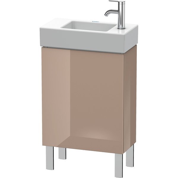L-Cube Floor Standing Vanity Unit Cappuccino High Gloss, Duravit, Mfr#: LC6751R8686